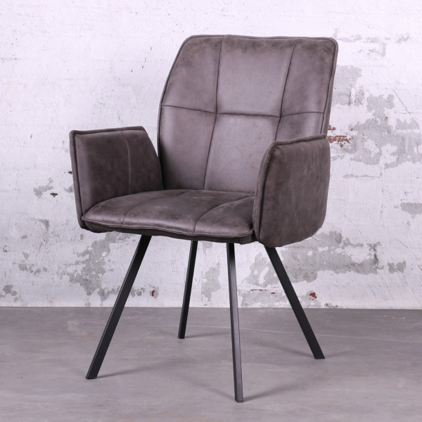 Armstoel industrieel gemaakt van microleder.