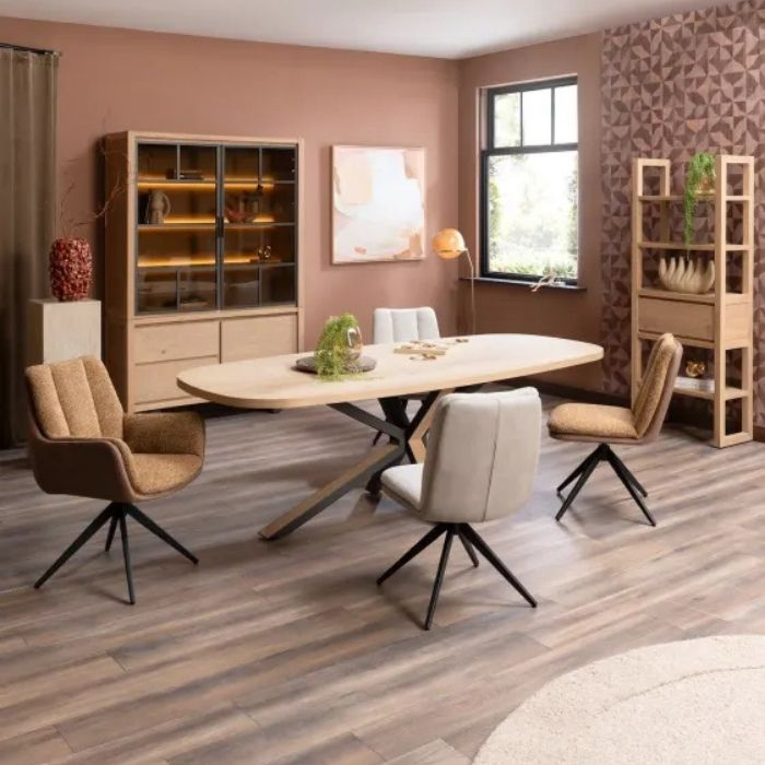 Eettafel ovaal Bonaire 210 cm 