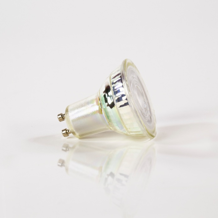 GU10 LED filament spot dimbaar 2700K - vooraanzicht