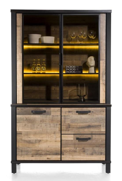 Industriële Buffetkast 130cm breed van Happy at Home. Sardinie collectie.