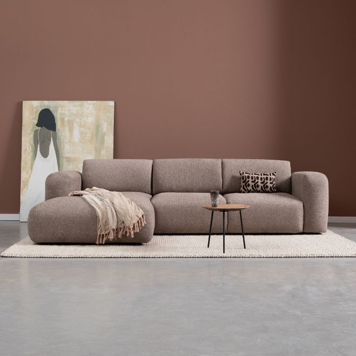 Bankstel Soul met chaise longue links. 