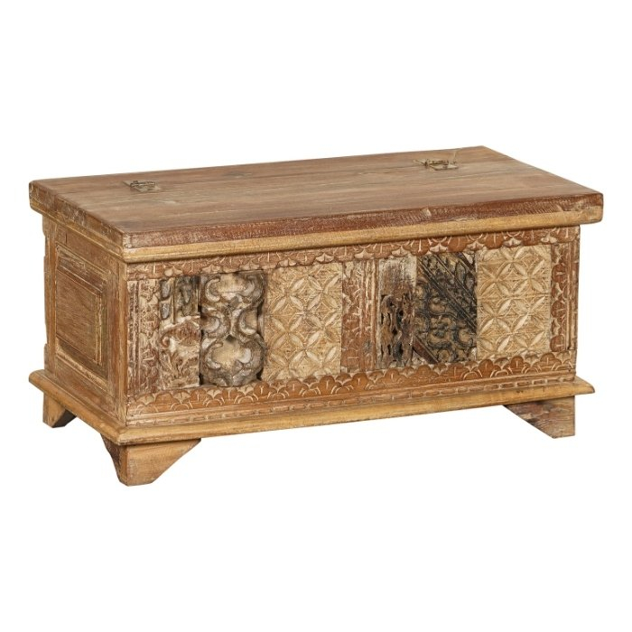 Houten salontafel kist.