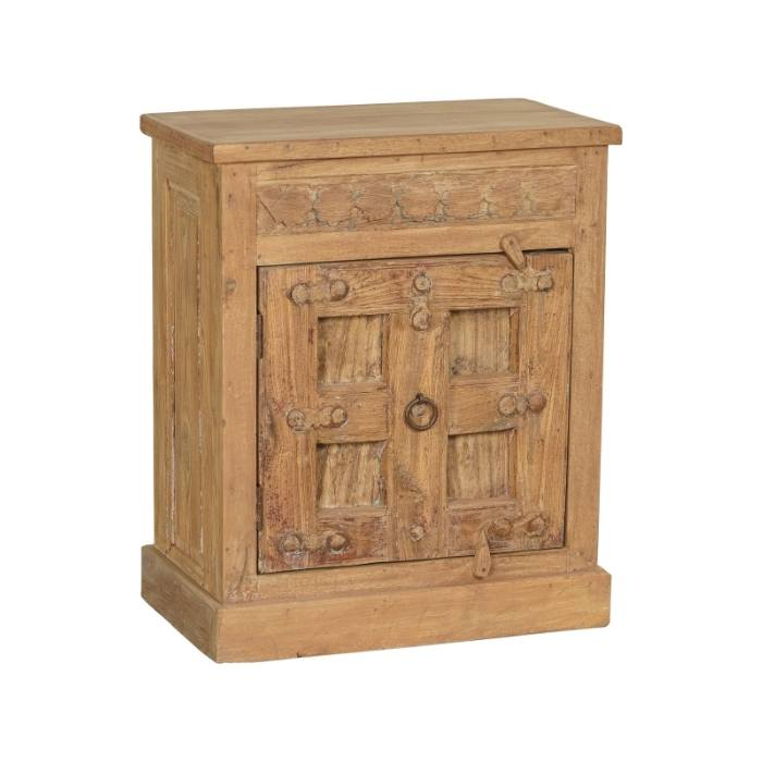 Klein kastje uit India met deur. 