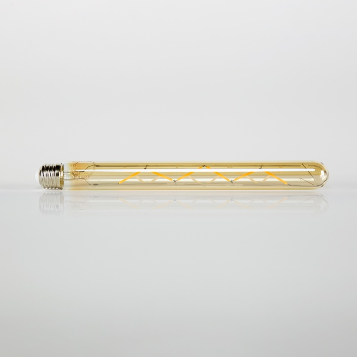 LED filament buislamp 30 cm E27 amber dimbaar - vooraanzicht