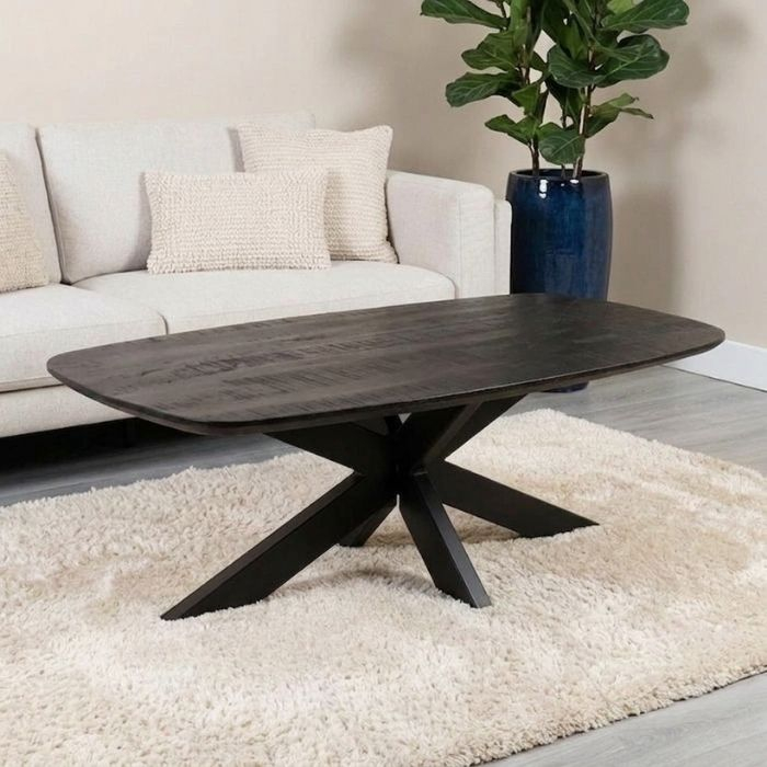 Salontafel deens ovaal 130 cm. 