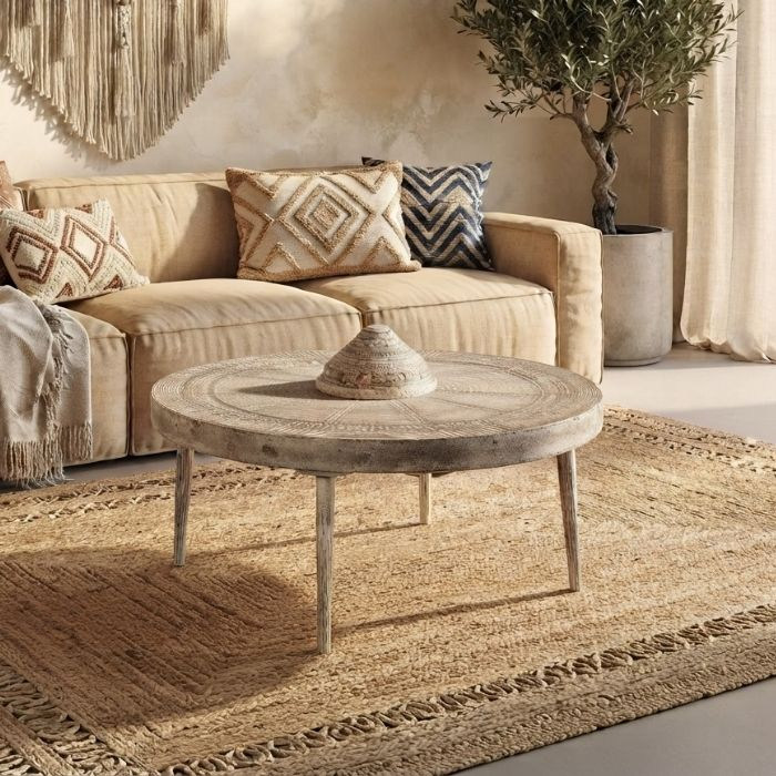 Salontafel India rond