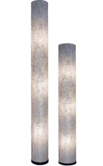 Vloerlamp wangi white schelpen