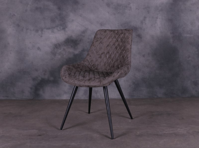 eetkamerstoel industrieel taupe