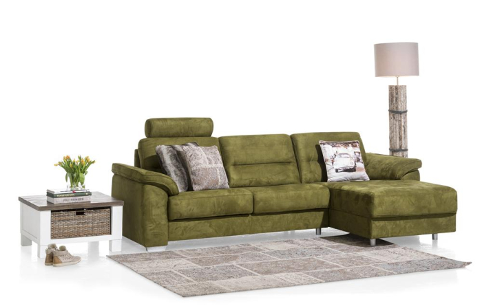 Bank Sydney in groene stof van Happy at Home