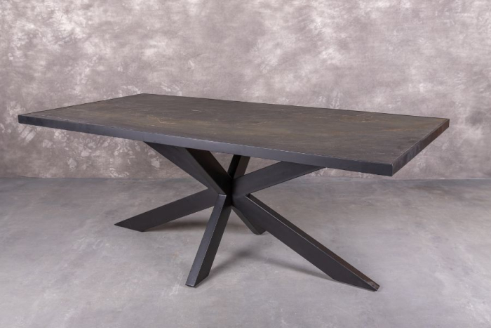 Natuursteen eettafel van 200cm lang 100cm breed
