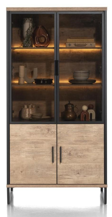Vitrinekast glas 100cm | HappyAtHome