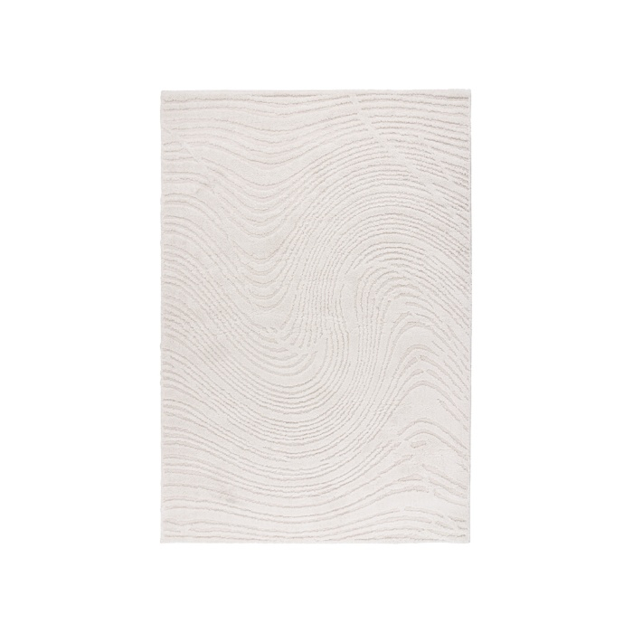 Vloerkleed 160x230 Noortje crème, van bovenaf gezien