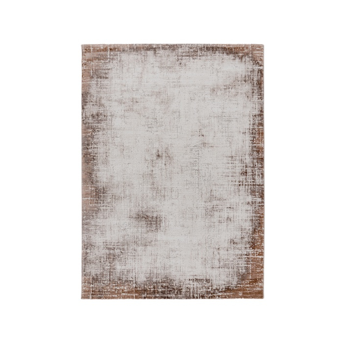 Vloerkleed 200x290 Simon taupe, van bovenaf gezien
