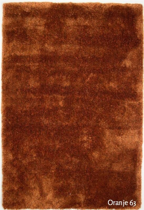 Vloerkleed hoogpolig Lago MIX oranje