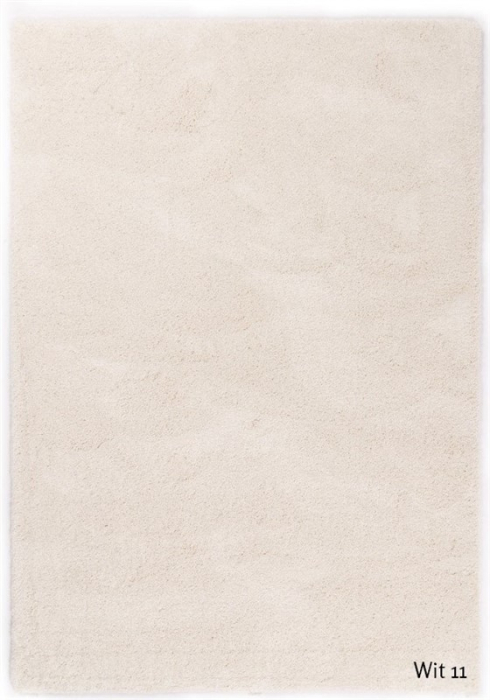 Vloerkleed hoogpolig Loranda wit