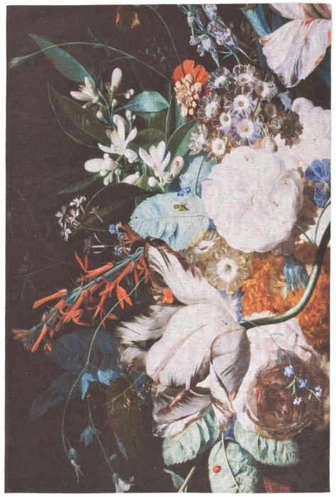 Bloemen vloerkleed Luisa Karpi