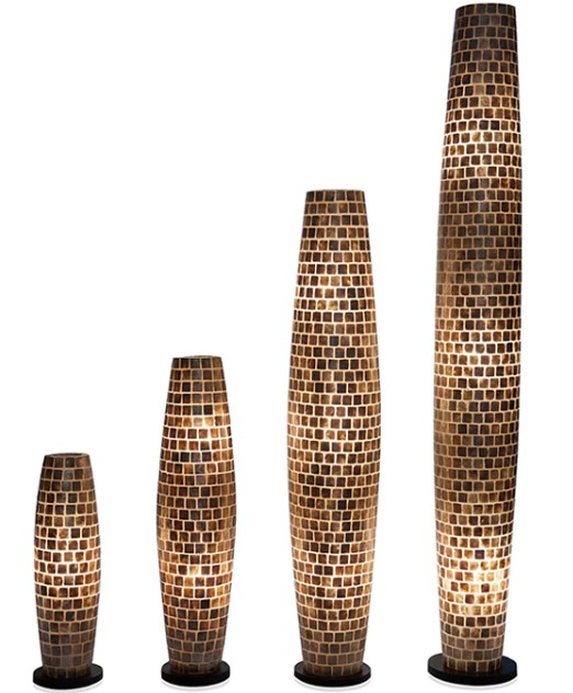 Schelpen lamp goud - moni gold