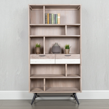 Boekenkast acaciahout.