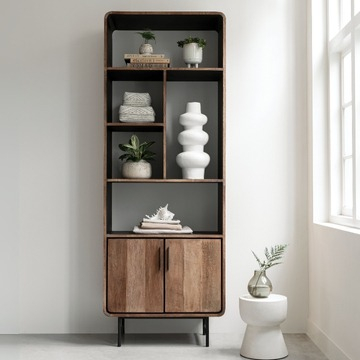 Boekenkast teakhout.