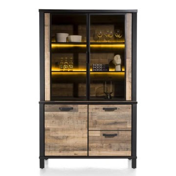 Industriële Buffetkast 130cm breed van Happy at Home. Sardinie collectie.