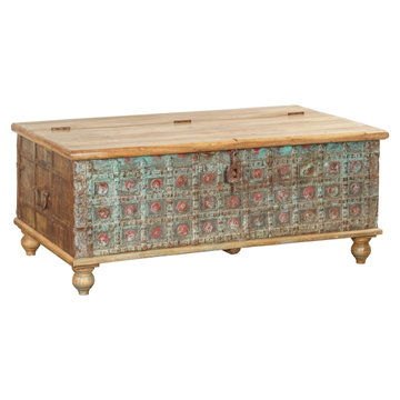 Grote houten salontafel kist.