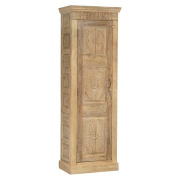 Smalle hoge kast met deur