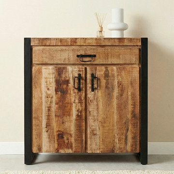 Commode mangohout 90 cm.