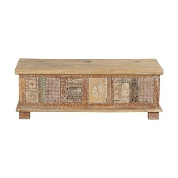 Salontafel kist uit India. 