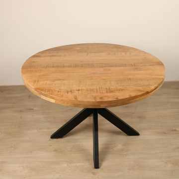 Ronde eettafel 120 cm. 