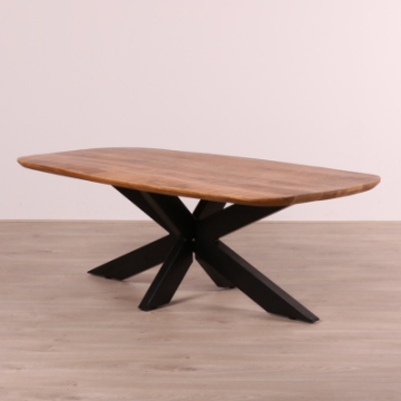 Salontafel Deens ovaal 130 cm.