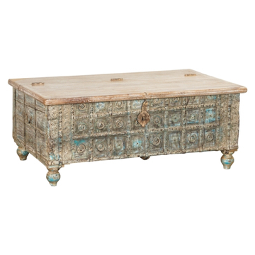 Grote houten salontafel kist.