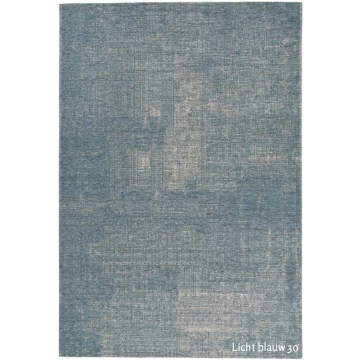 Vloerkleed landelijk Emir lichtbllauw HappyHome