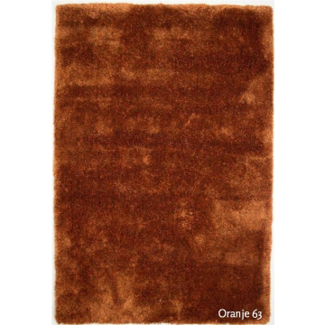 Vloerkleed hoogpolig Lago MIX oranje