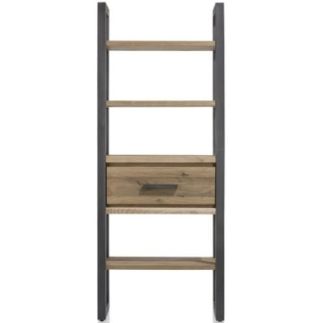 Boekenkast Brooklyn met openvakken en een lade.
