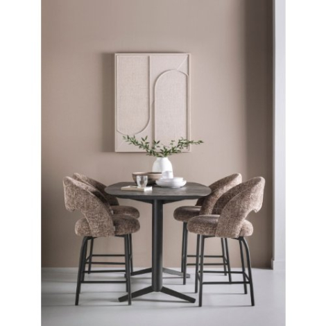 Countertafel van mortex 160 cm.