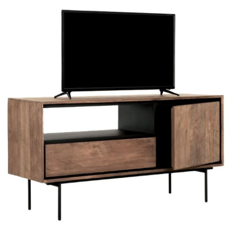 Tv meubel small van teakhout 115 cm.