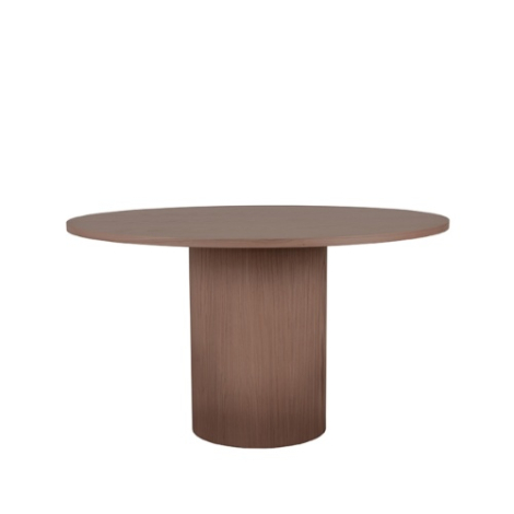 Ronde eettafel Olivier eikenlook 130 cm walnoot