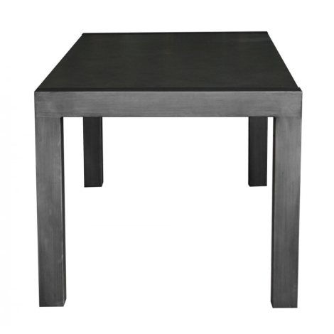 Eettafel industrieel Metro betonlook 200 cm schade