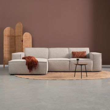 Hoekbank Play in de kleur beige. 
