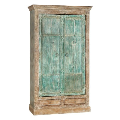 Grote Indiase kast met oude deuren