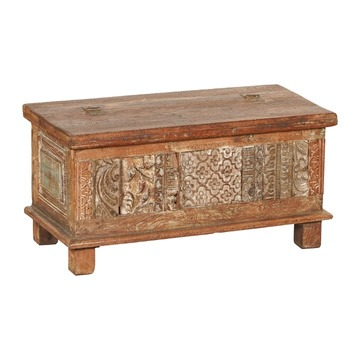 Kleine houten salontafel kist.