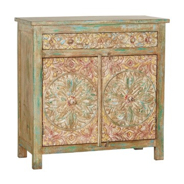 Klein kastje met deurtjes.