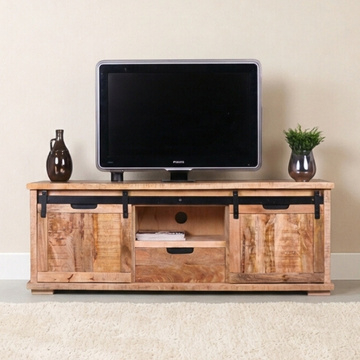 Tv meubel mangohout 145 cm breed.