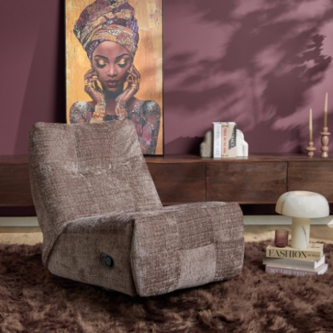Relaxfauteuil Chill clay sfeerbeeld in de woonkamer