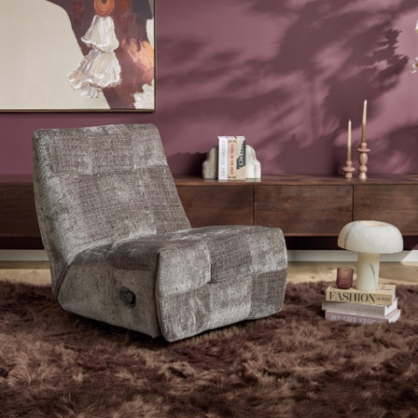 Relaxfauteuil Chill grijs sfeerbeeld in de woonkamer