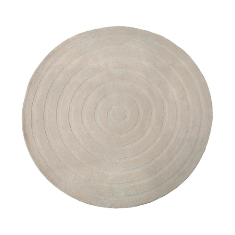 Rond vloerkleed Annemijn 150 cm taupe