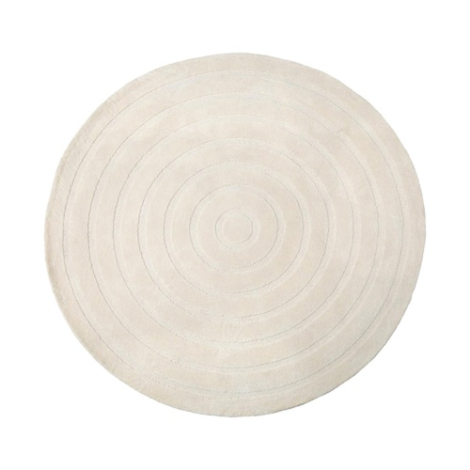 Rond vloerkleed Annemijn 200 cm crème