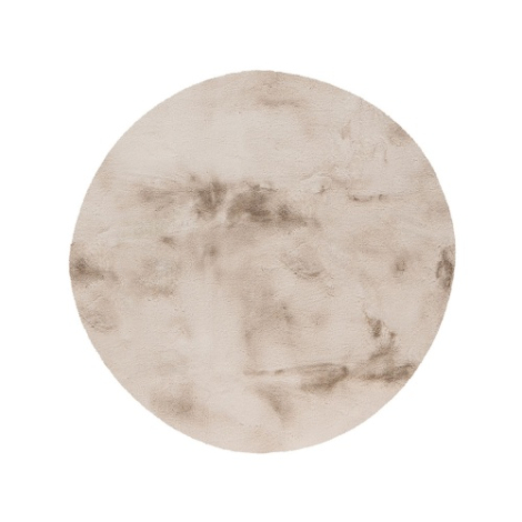 Rond vloerkleed Isa 200 cm lichttaupe