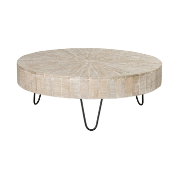 Salontafel rond uit India. 