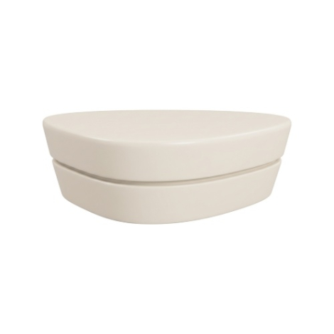 Organische salontafel Jip mangohout 110 cm crème